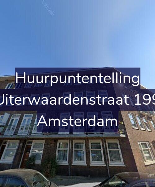 Foto gevel Huurpuntentelling voor Uiterwaardenstraat 199, Amsterdam