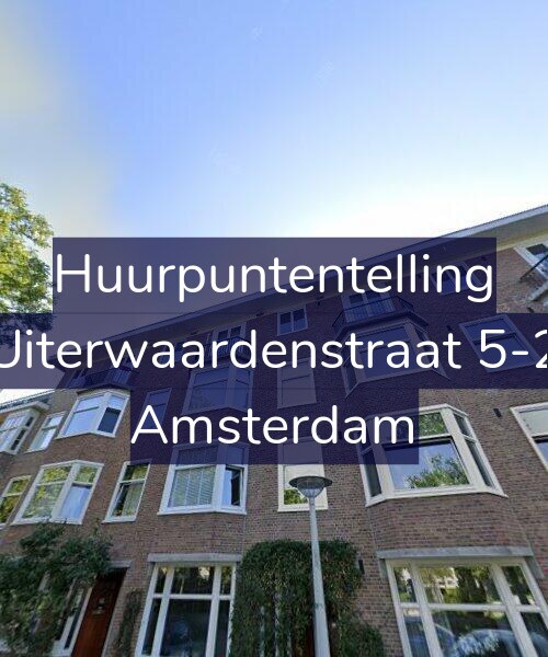 Foto gevel Huurpuntentelling voor Uiterwaardenstraat 5-2, Amsterdam