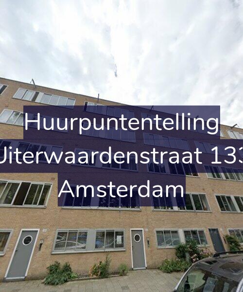 Foto gevel Huurpuntentelling voor Uiterwaardenstraat 133, Amsterdam