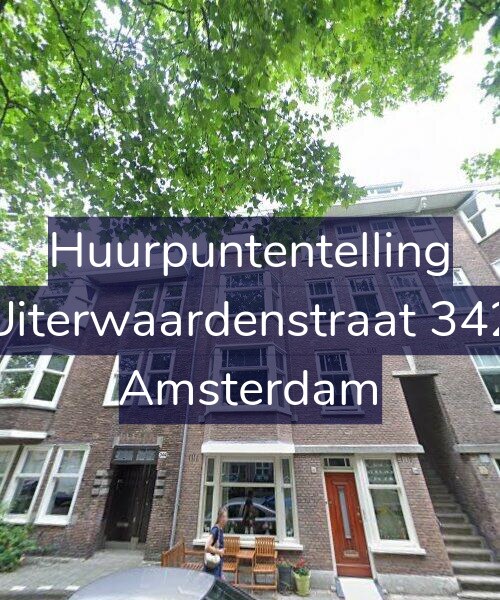 Foto gevel Huurpuntentelling voor Uiterwaardenstraat 342, Amsterdam