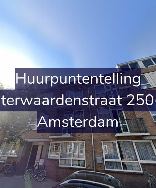 Foto gevel Huurpuntentelling voor Uiterwaardenstraat 250-2, Amsterdam