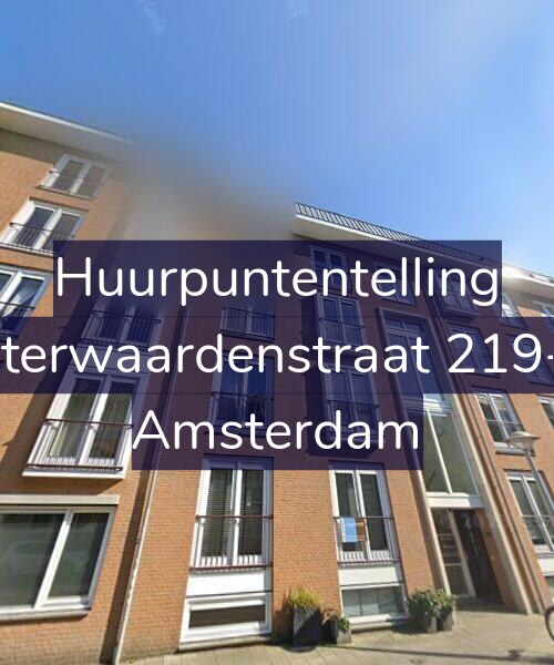 Foto gevel Huurpuntentelling voor Uiterwaardenstraat 219-A, Amsterdam