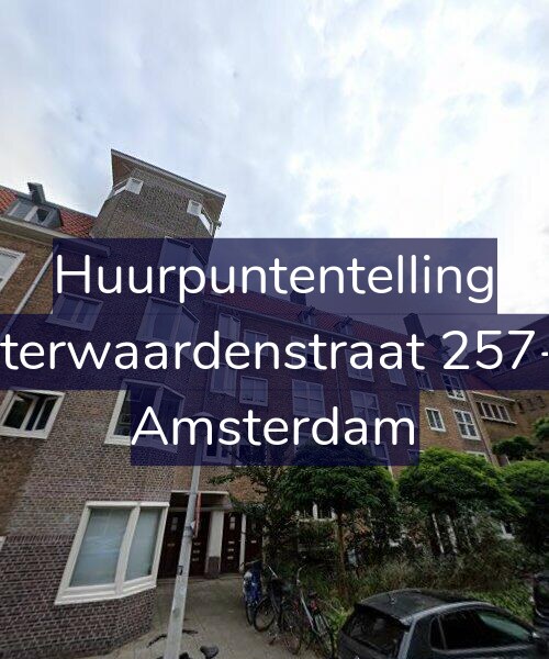 Foto gevel Huurpuntentelling voor Uiterwaardenstraat 257-H, Amsterdam