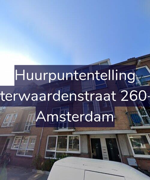 Foto gevel Huurpuntentelling voor Uiterwaardenstraat 260-H, Amsterdam