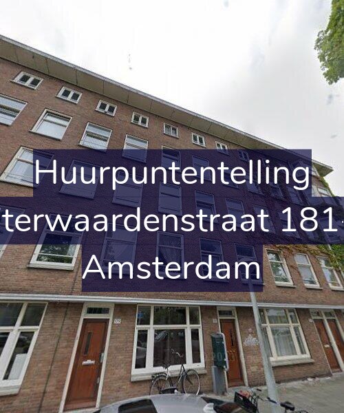 Foto gevel Huurpuntentelling voor Uiterwaardenstraat 181-1, Amsterdam