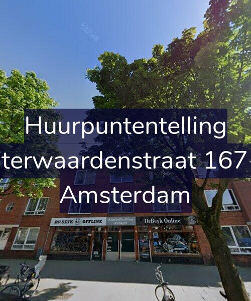 Foto gevel Huurpuntentelling voor Uiterwaardenstraat 167-1, Amsterdam