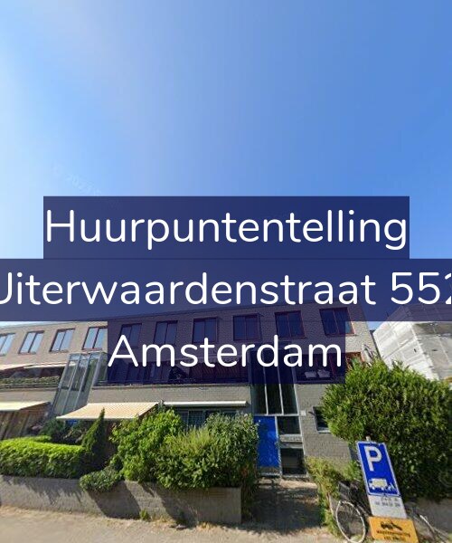Foto gevel Huurpuntentelling voor Uiterwaardenstraat 552, Amsterdam