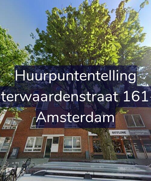 Foto gevel Huurpuntentelling voor Uiterwaardenstraat 161-2, Amsterdam