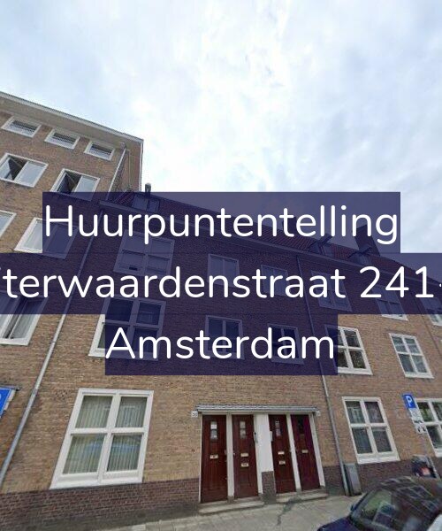 Foto gevel Huurpuntentelling voor Uiterwaardenstraat 241-2, Amsterdam