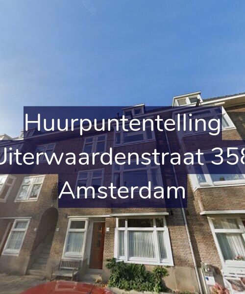 Foto gevel Huurpuntentelling voor Uiterwaardenstraat 358, Amsterdam