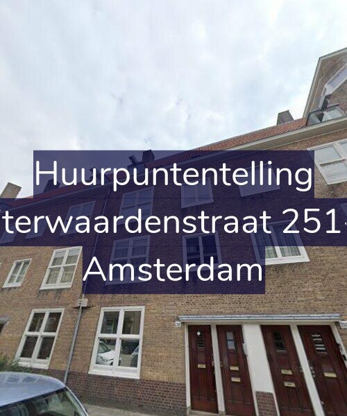 Foto gevel Huurpuntentelling voor Uiterwaardenstraat 251-2, Amsterdam