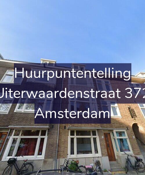 Foto gevel Huurpuntentelling voor Uiterwaardenstraat 372, Amsterdam