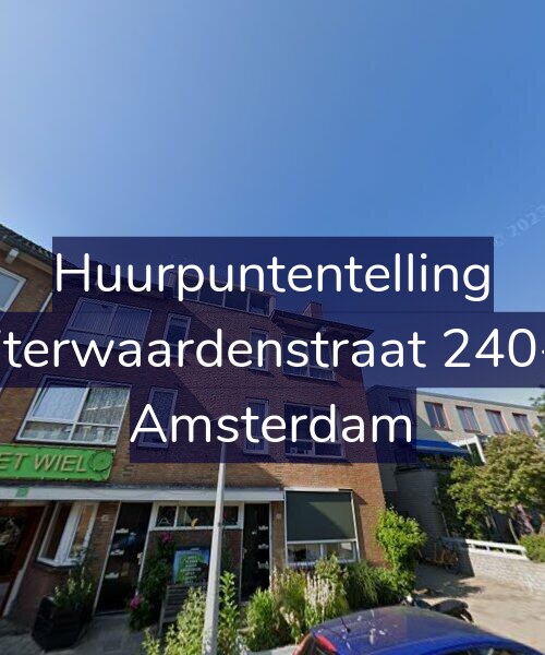 Foto gevel Huurpuntentelling voor Uiterwaardenstraat 240-1, Amsterdam