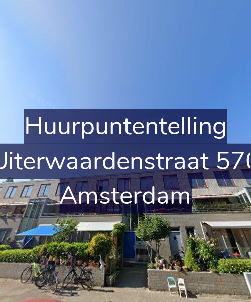 Foto gevel Huurpuntentelling voor Uiterwaardenstraat 570, Amsterdam