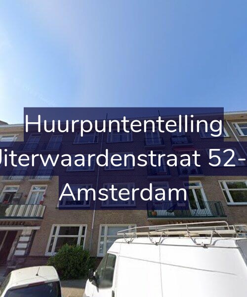 Foto gevel Huurpuntentelling voor Uiterwaardenstraat 52-1, Amsterdam