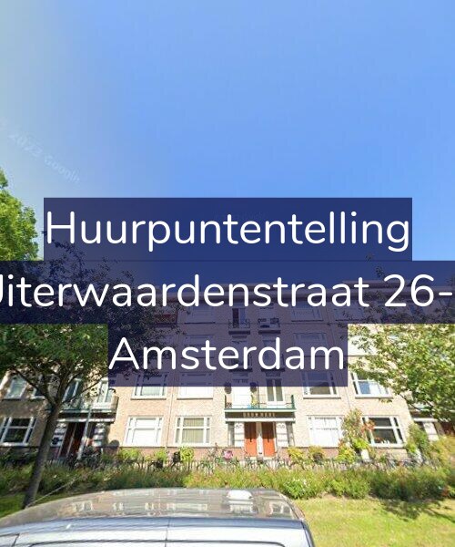 Foto gevel Huurpuntentelling voor Uiterwaardenstraat 26-2, Amsterdam