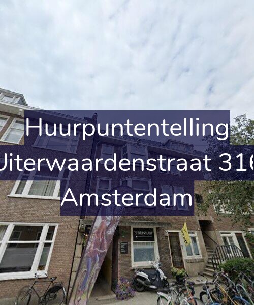 Foto gevel Huurpuntentelling voor Uiterwaardenstraat 316, Amsterdam