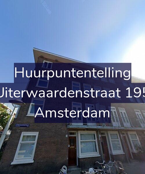 Foto gevel Huurpuntentelling voor Uiterwaardenstraat 195, Amsterdam