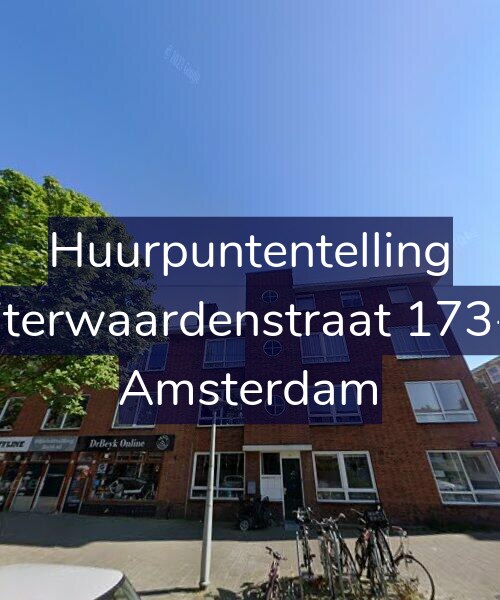 Foto gevel Huurpuntentelling voor Uiterwaardenstraat 173-1, Amsterdam