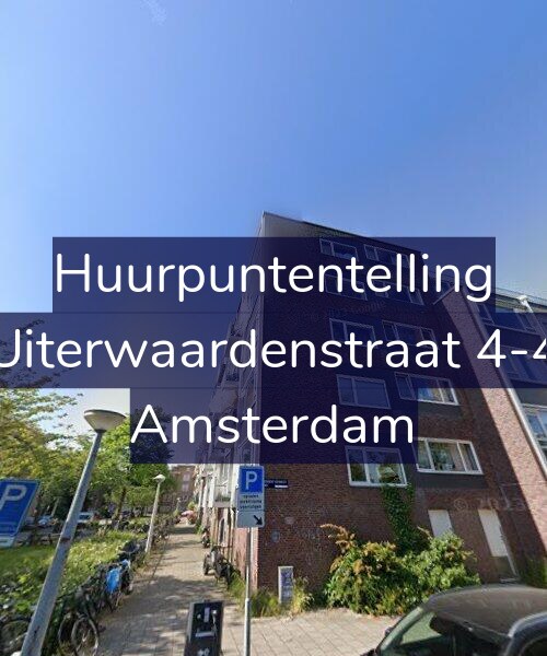 Foto gevel Huurpuntentelling voor Uiterwaardenstraat 4-4, Amsterdam