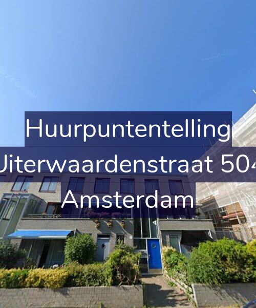Foto gevel Huurpuntentelling voor Uiterwaardenstraat 504, Amsterdam