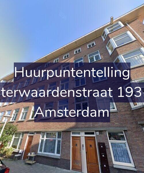 Foto gevel Huurpuntentelling voor Uiterwaardenstraat 193-2, Amsterdam