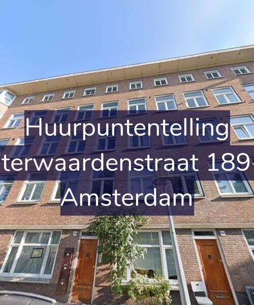 Foto gevel Huurpuntentelling voor Uiterwaardenstraat 189-3, Amsterdam