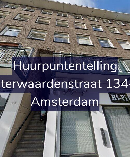 Foto gevel Huurpuntentelling voor Uiterwaardenstraat 134-3, Amsterdam