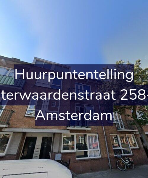 Foto gevel Huurpuntentelling voor Uiterwaardenstraat 258-2, Amsterdam