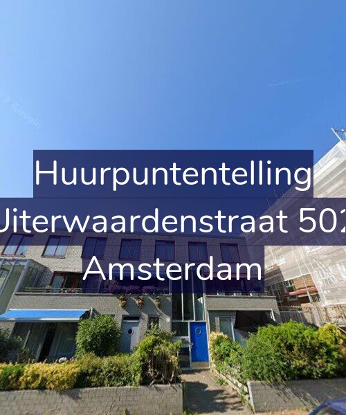 Foto gevel Huurpuntentelling voor Uiterwaardenstraat 502, Amsterdam