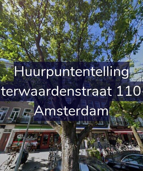 Foto gevel Huurpuntentelling voor Uiterwaardenstraat 110-4, Amsterdam