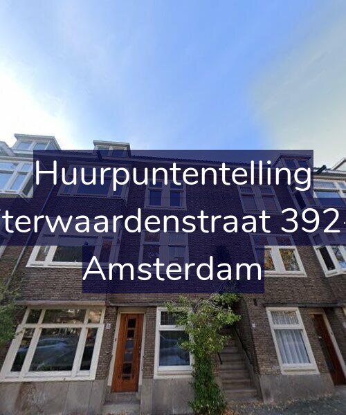 Foto gevel Huurpuntentelling voor Uiterwaardenstraat 392-1, Amsterdam