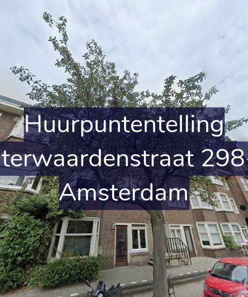 Foto gevel Huurpuntentelling voor Uiterwaardenstraat 298-1, Amsterdam