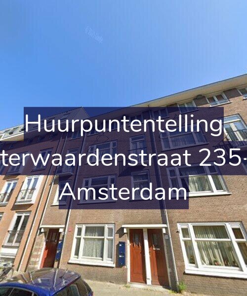 Foto gevel Huurpuntentelling voor Uiterwaardenstraat 235-H, Amsterdam