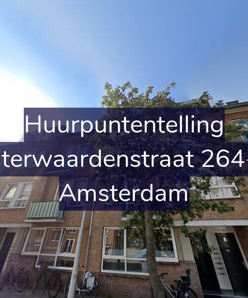 Foto gevel Huurpuntentelling voor Uiterwaardenstraat 264-2, Amsterdam