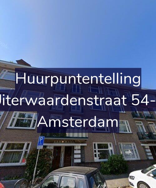 Foto gevel Huurpuntentelling voor Uiterwaardenstraat 54-1, Amsterdam
