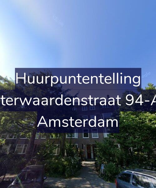 Foto gevel Huurpuntentelling voor Uiterwaardenstraat 94-A1, Amsterdam