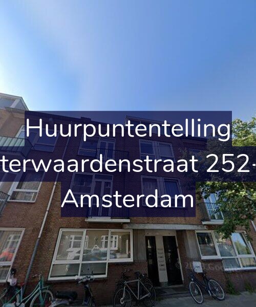 Foto gevel Huurpuntentelling voor Uiterwaardenstraat 252-H, Amsterdam
