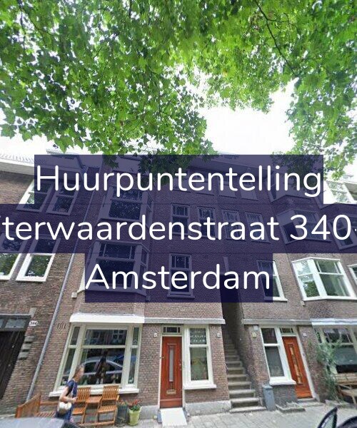 Foto gevel Huurpuntentelling voor Uiterwaardenstraat 340-1, Amsterdam