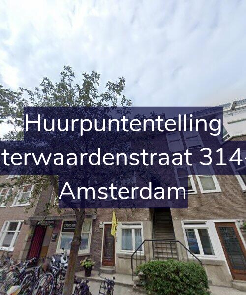 Foto gevel Huurpuntentelling voor Uiterwaardenstraat 314-1, Amsterdam