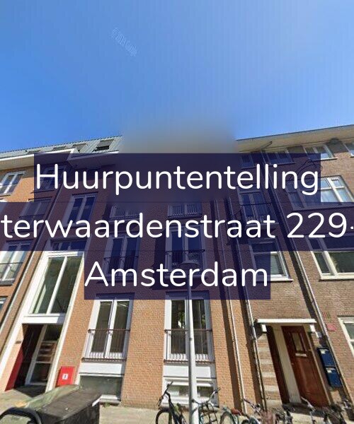 Foto gevel Huurpuntentelling voor Uiterwaardenstraat 229-B, Amsterdam
