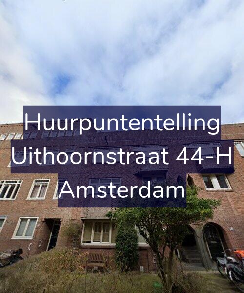 Foto gevel Huurpuntentelling voor Uithoornstraat 44-H, Amsterdam