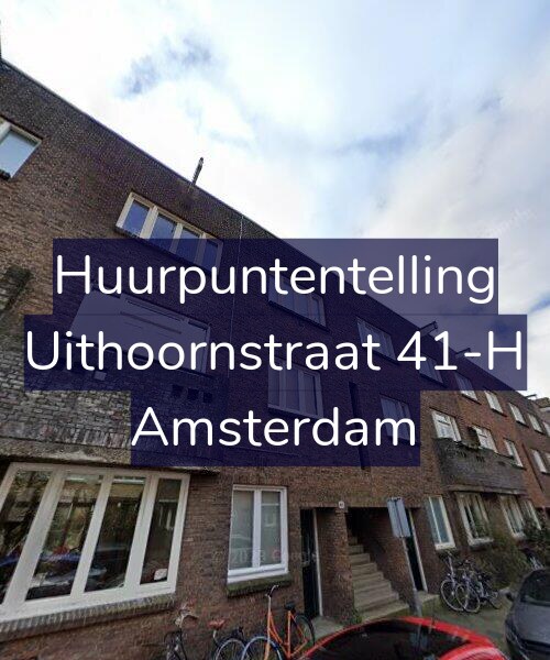 Foto gevel Huurpuntentelling voor Uithoornstraat 41-H, Amsterdam