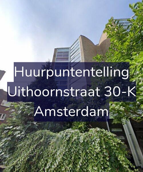 Foto gevel Huurpuntentelling voor Uithoornstraat 30-K, Amsterdam