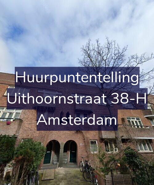 Foto gevel Huurpuntentelling voor Uithoornstraat 38-H, Amsterdam