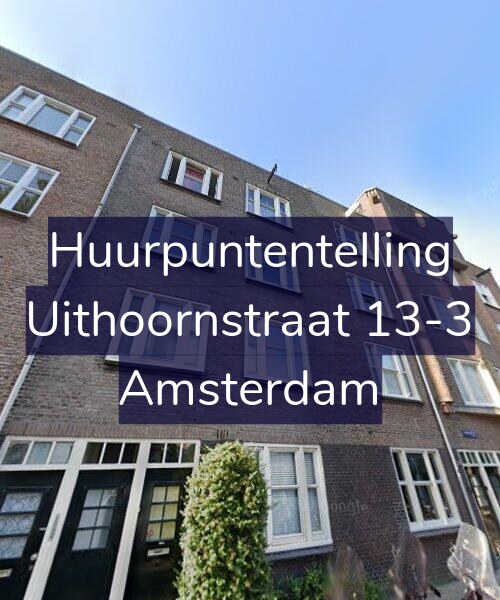Foto gevel Huurpuntentelling voor Uithoornstraat 13-3, Amsterdam