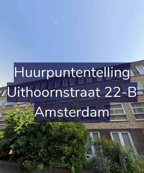 Foto gevel Huurpuntentelling voor Uithoornstraat 22-B, Amsterdam