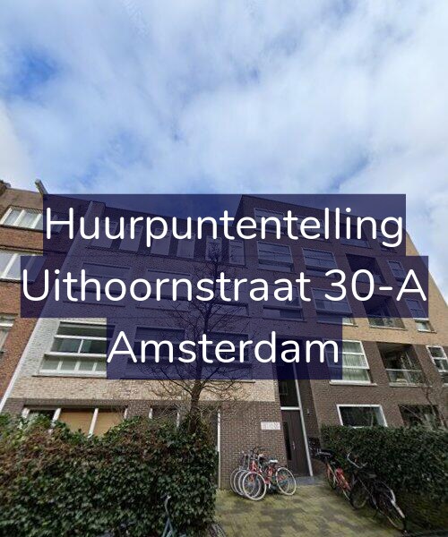 Foto gevel Huurpuntentelling voor Uithoornstraat 30-A, Amsterdam