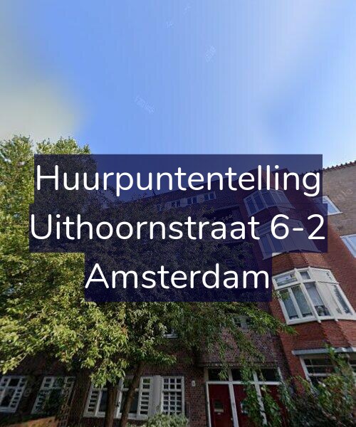 Foto gevel Huurpuntentelling voor Uithoornstraat 6-2, Amsterdam