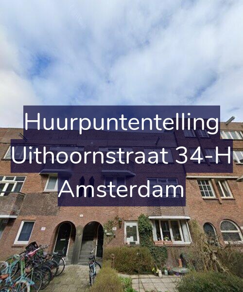 Foto gevel Huurpuntentelling voor Uithoornstraat 34-H, Amsterdam